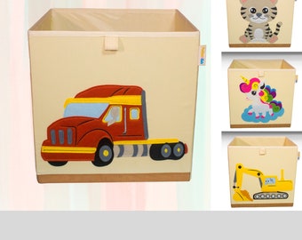 Kinder zusammenklappbarer Spielzeug-Aufbewahrungsbehälter: Kinderzimmer Organizer Würfel (13 Zoll)