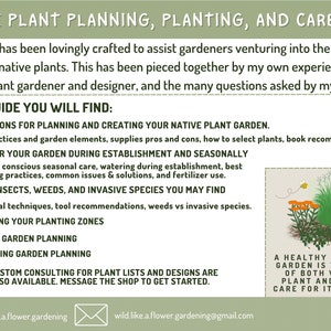Native Plant Garden Consultation
