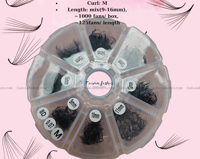 M Curl 8D Volume Lashes, Achieve the Perfect Fox Eyes, Cat's Eye, and Perma-Eyeliner Look