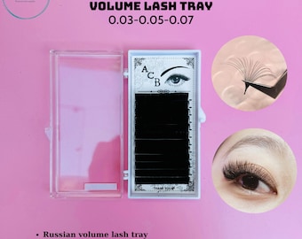 VOLUME LASH TRAY 0.03-0.05-0.07