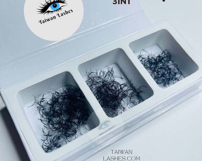 MIX 3 IN 1 | 6D | 0.07 | 750 eyelash premade fans