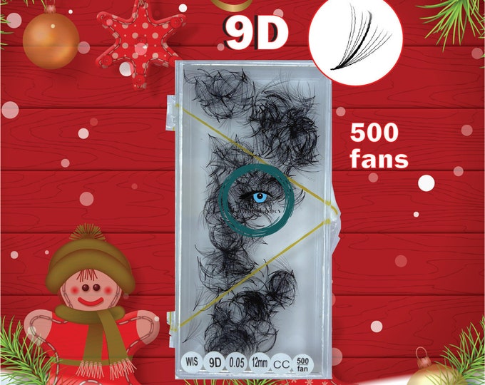 Wispy 9D 0.05 premade lash extensions