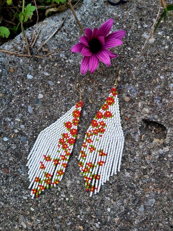 Etsy fringe earrings outlet