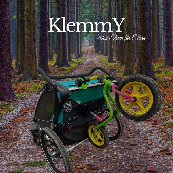 THULE Chariot Fahrradanhänger Fahrradhalter / Laufradhalter Chariot Zubehör Kinderwagen (hergestellt im 3D-Druck Verfahren aus Kunststoff)