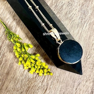 Black Gold Pendant Etsy Canada