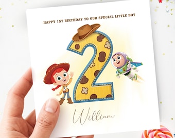 Cowboy Space 2nd Birthday Invitation Template Boy Adventure Party Invite Editable Canva Template Instant Download Printable Invite