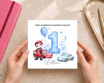 Race Car 1st Birthday Invitation Template Boy Race Car Party Invite Editable Canva Template Instant Download Printable Invite