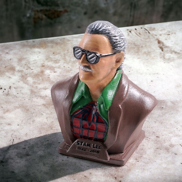 Stan Lee, Buste, Bandes dessinées, Fan Art, Imprimé 3D