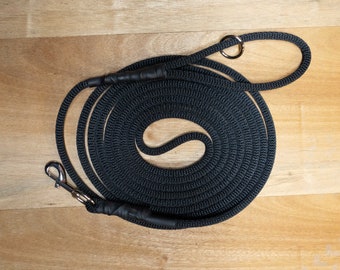 Long Training Leash, 3/8 Dia, Good For Medium To Large Dogs