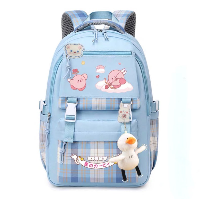 Cute Cartoon Kirby Bags Backpacks School Bags Etsy