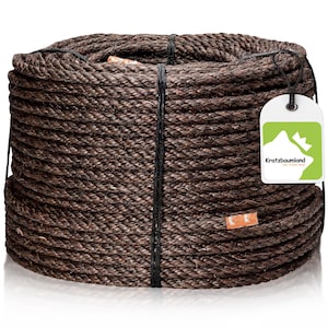 Kratzbaumland sisal rope brown 8 mm, brown sisal rope for scratching posts (various lengths)