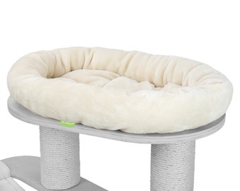 Kratzbaumland Klettbettchen oval 60x40 cm passend für Natural Paradise und Woody Kratzbaum Ersatzteil