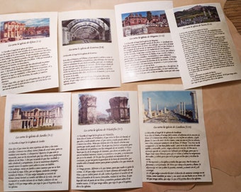 Papel de pergamino, cristiano, cartas a las siete iglesias, revelaciones bíblicas, cartas de la biblia, cartas de pergamino, Jesús, vitela