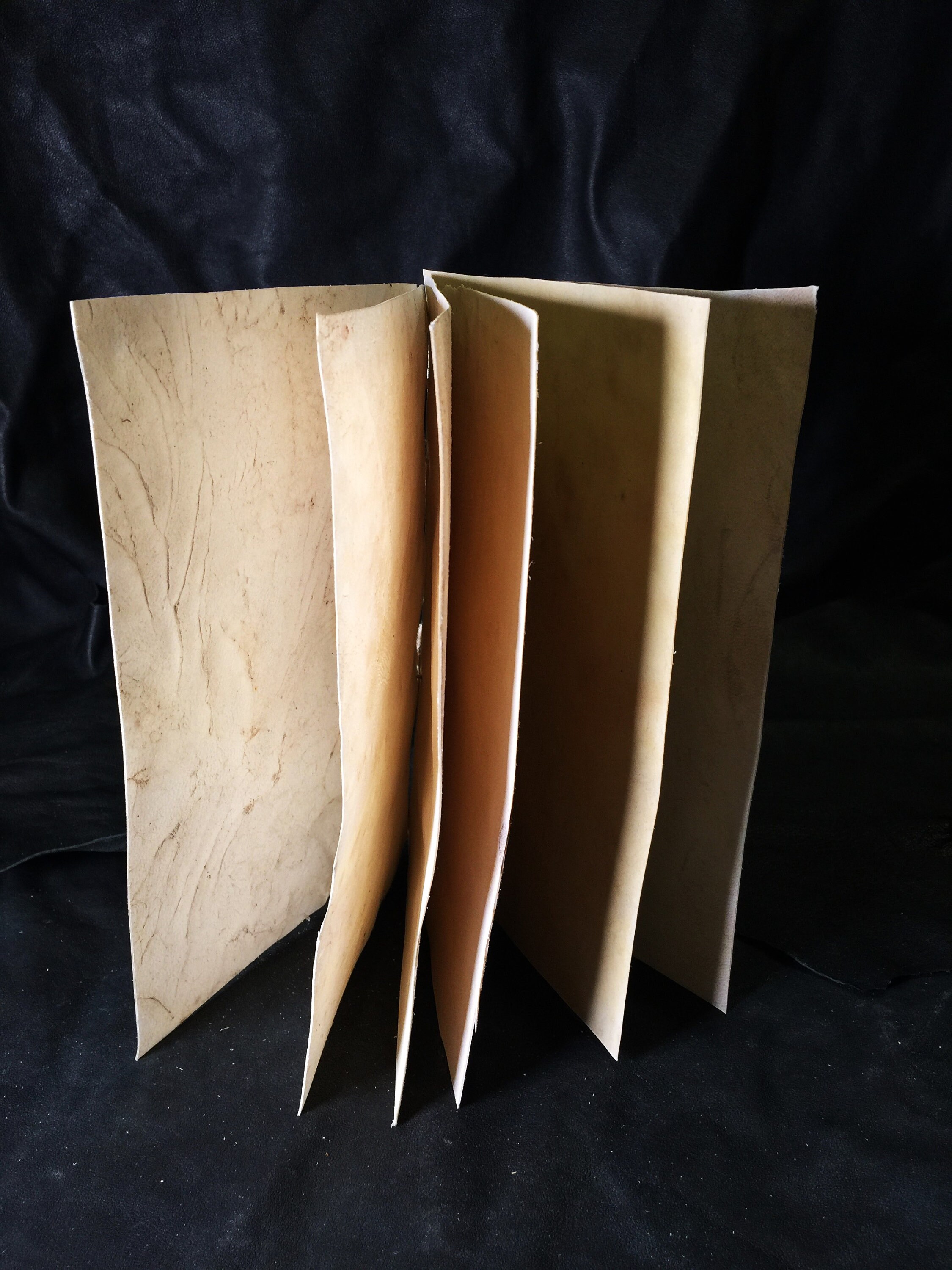 Vellum Notebook Antique Paper Handmade Notebook Goat Etsy