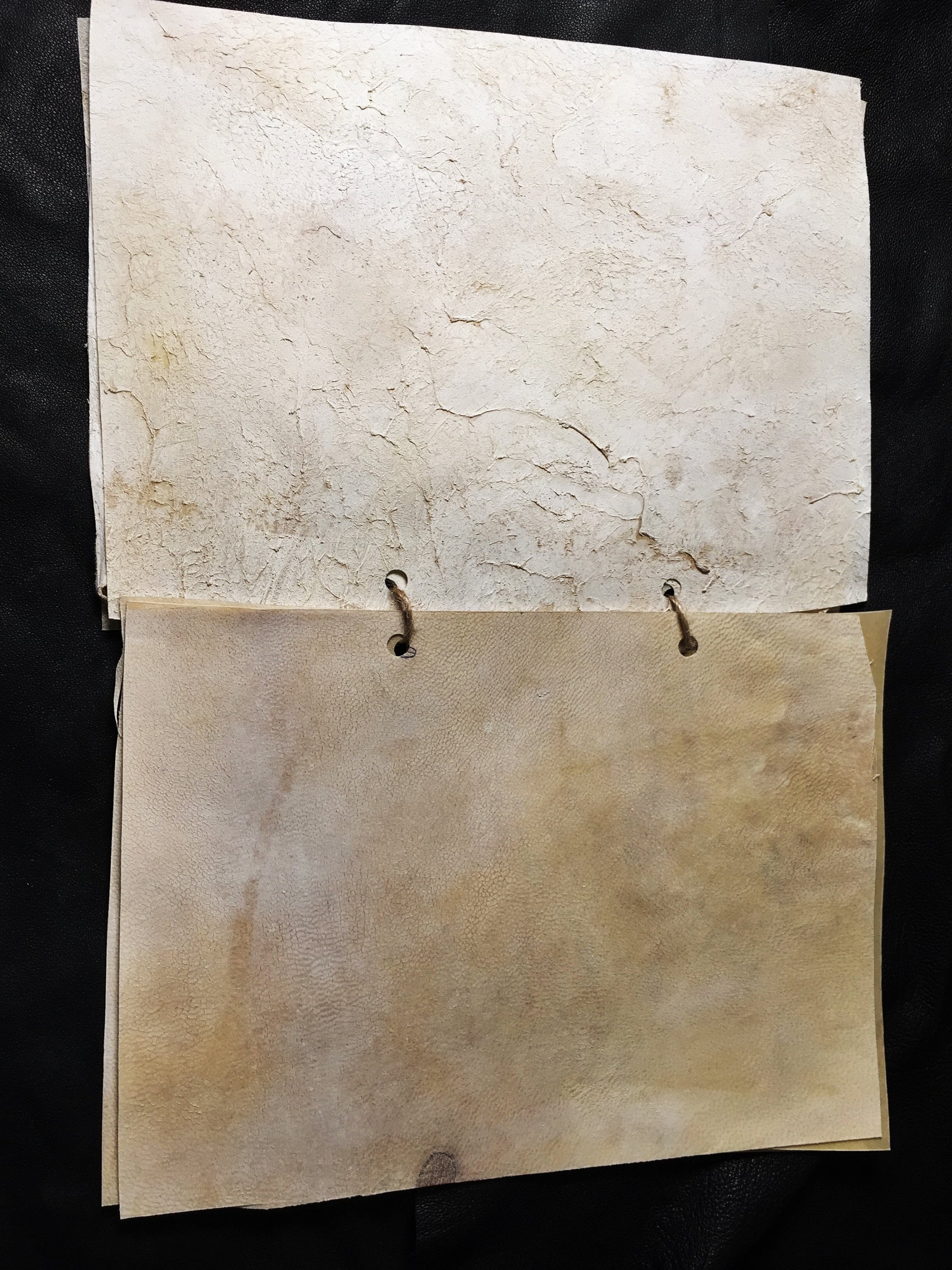 Vellum Notebook Antique Paper Handmade Notebook Goat Etsy