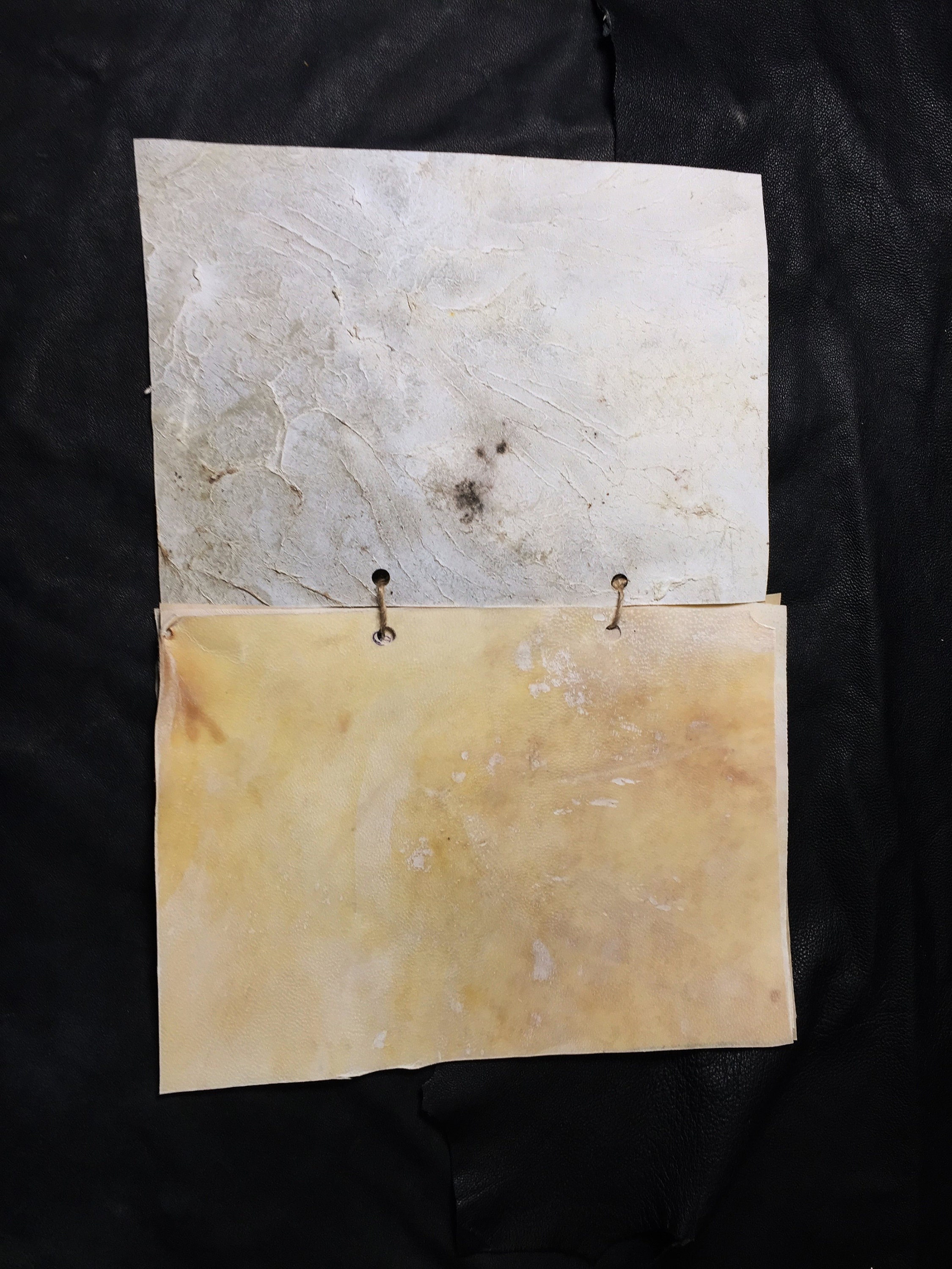 Vellum Notebook Antique Paper Handmade Notebook Goat Skin Parchment