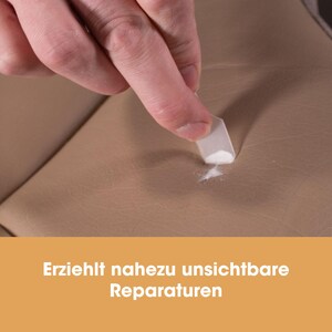 COMPLETE LEATHER REPAIR KIT - Repairs scratches, abrasions, tears, etc. in all types of leather - Furniture, bags & cars image 6