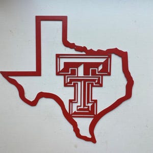 Texas Tech Metal Sign