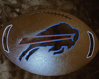 Buffalo Bills metalen voetbal gepoedercoat