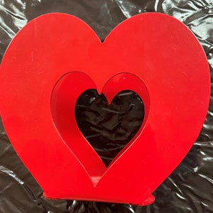 Rotes Herz Serviettenhalter