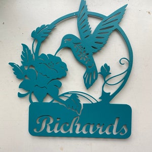 Personalized hummingbird