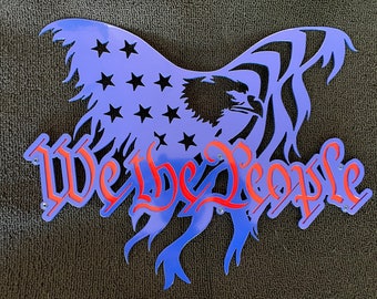 Nous, le peuple (rouge et bleu)