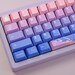 136PCS Star Moon Theme Keycap Set Gradient Pink Blue Keycaps - Etsy