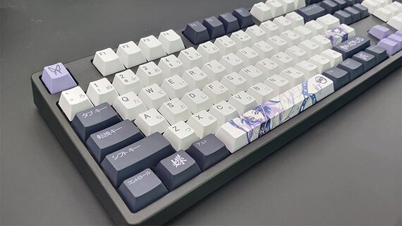 Anime Theme 137 PCs Teclas Sub Japonés Para Teclado Mecánico para GH60 GK61  GK64 84 87 104 108 Teclado Mecánico Gaming Teclas SOLAMENTE -  España