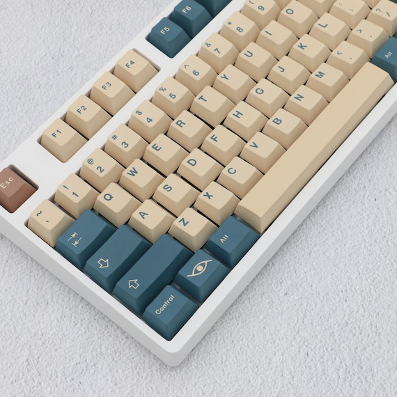 Keycaps 108 PBT Heat Sublimation XDA Profile Japanese Ukiyo-e Coral Sea  Keycap for Cherry Mx Gateron Kailh Switch Mechanical Keyboard