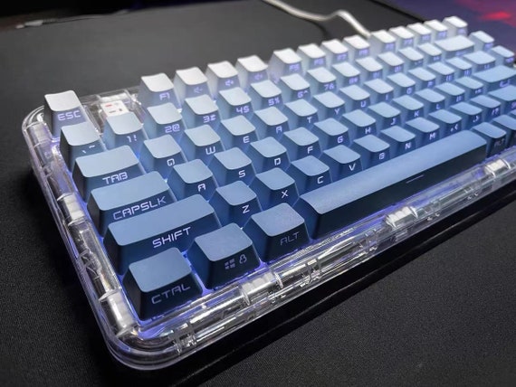 Conjunto de teclas de sombra degradada para teclado mecánico