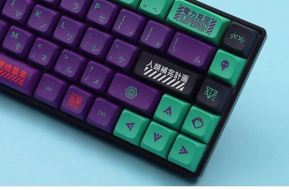 Anime Evangelion Theme 139/151 Teclas para teclado mecánico Cherry MX  Switch Solo teclas sueltas -  México