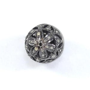 Natural Diamond Beads, Micro Faceted Rondelles, 2mm Raw Diamond Strand, Jewelry Making Gemstones, Pave Diamond Balls, Designer Diamond Ball