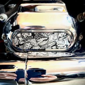 Full Clown Transmission Insert for Harley Davidson Milwaukee 8 Six Speed Transmission Cover