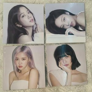 Postales y pegatinas originales de BLACKPINK