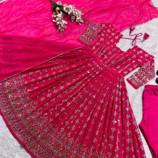 Anarkali Gown - Etsy