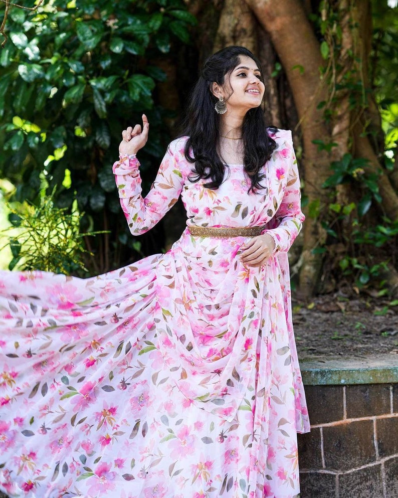 light pink night gown