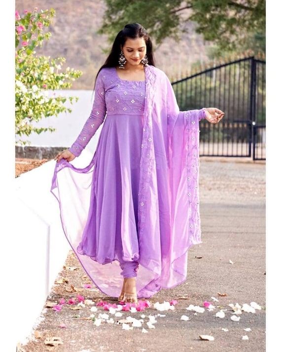 Buy online Women Lavender Kurta Pant Set With Dupatta from ethnic wear for  Women by Readiprint Fashions for ₹1869 at 55% off | 2024 Limeroad.com