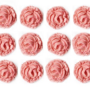 Peony cupcake toppers. A set of 12 peonies fondant cupcake toppers