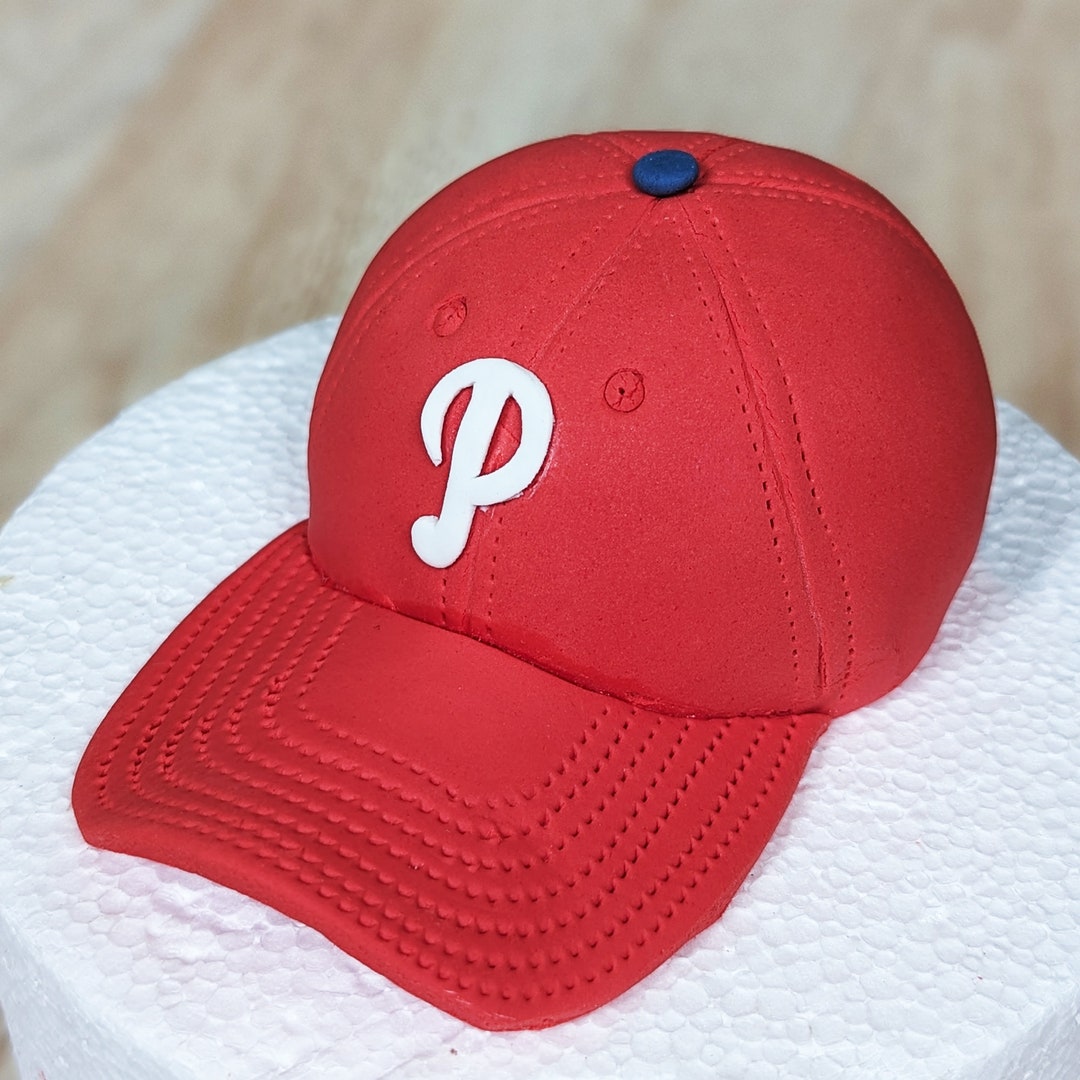 Philadelphia Phillies Hat Cake Topper. Edible Hat/baseball Cap Etsy