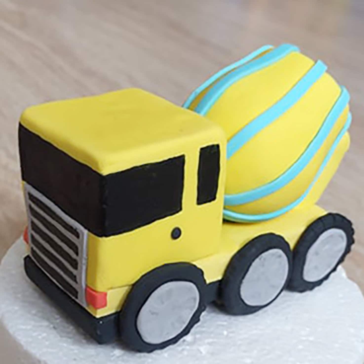 Edible Cement Mixer Truck Cake Topper. Etsy