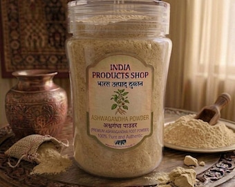 Premium whole Ashwagandha Root  | 100% Pure and Natural Ayurvedic Herbal Supplement for Wellness
