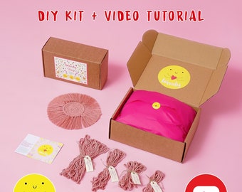 DIY Makramee Kit (Online-Workshop) - Untersetzer - Leichter Schwierigkeitsgrad, für Anfänger geeignet