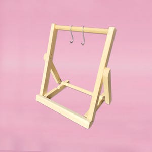 KOMPAKT Version - Makraméställ / Makraméram / Arbetsstation - hopfällbar med justerbar höjd