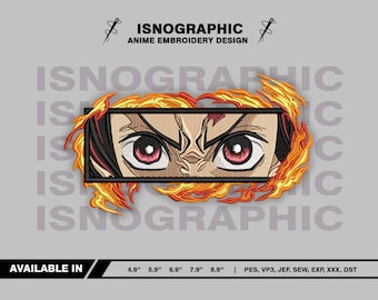 anime eyes inspired embroidery design files pes,vp3,jef;exp,xxx,dst , machine embroidery