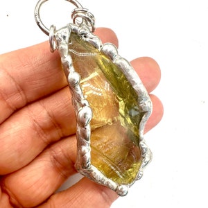 Andara Crystal Necklace, Encoded to Christ Consciousness/God Frequency AUTHENTIC ANDARA Men/Womens Necklace Handmade Jewelry Mt Shasta #3047