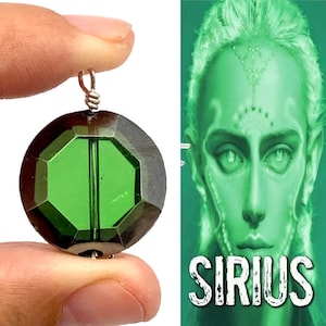 ANDARA CRYSTAL PENDANT Certified!  Encoded To Sirius, Handmade Jewelry For Starseeds, Authentic Green Andara From Mt Shasta, Support #1020