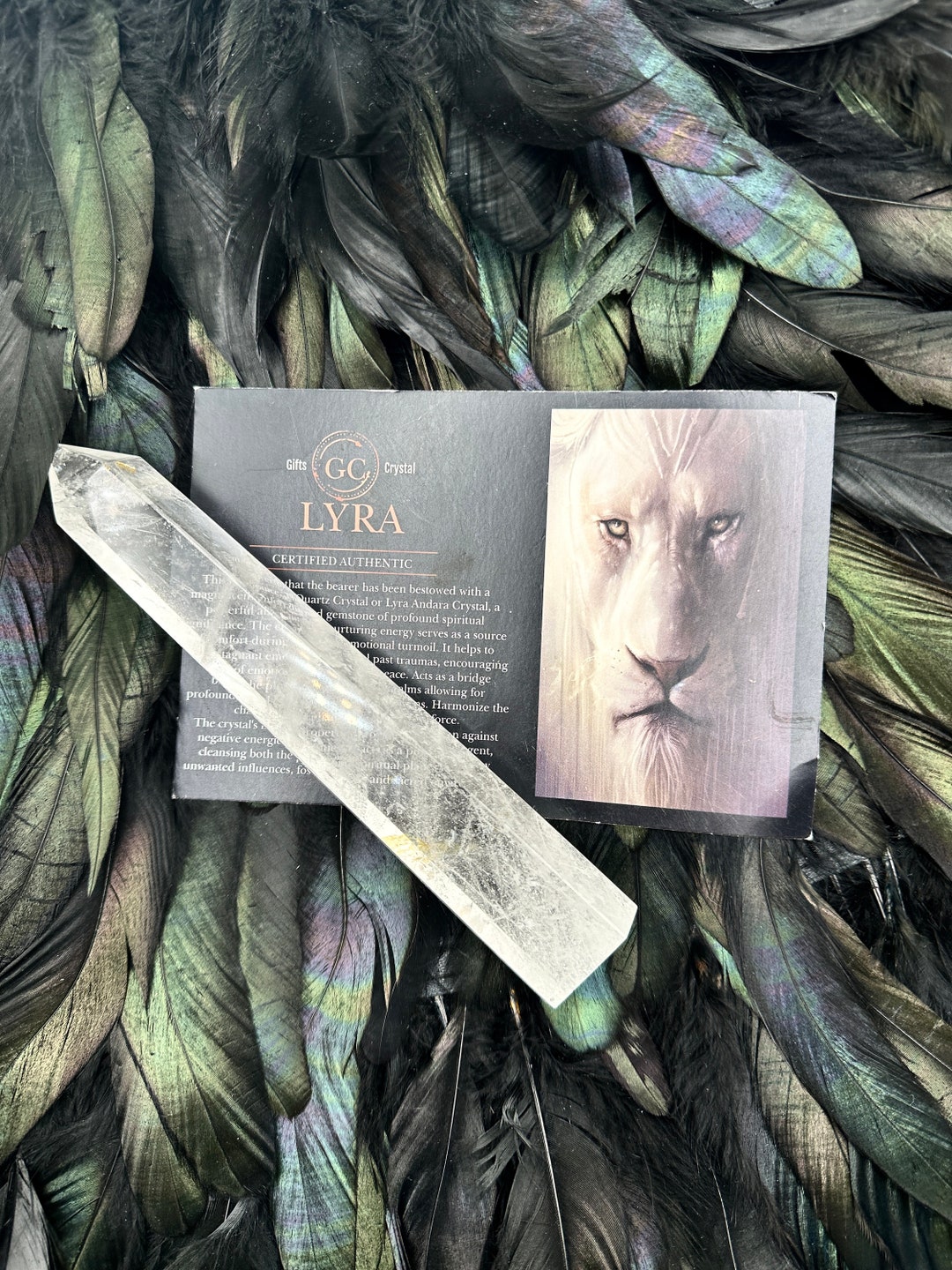 Quartz Crystal Wand, Vortex to Lyran High Council for Starseed Healings