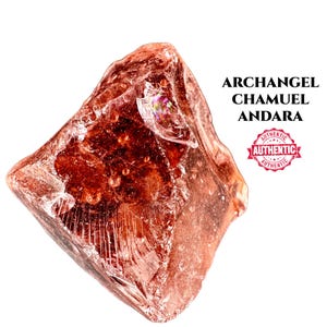 ANDARA CRYSTAL Encoded to Archangel Chamuel, Angel of Love Authentic Andara, Mt Shasta, Pink Andara, Support Crystals, Spiritual #440B