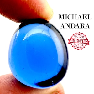 CRISTAL RODADO ANDARA. Codificado por el Arcángel Miguel en su Vórtice en Lake Louise. Auténtico Andara Azul del Monte Shasta.