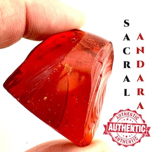 ANDARA CRYSTAL Orange SACRAL Mt Shasta AndarA Emotional Support/Recovery, Metaphysical, Authentic, Empath Protection High Vibrational #667